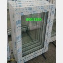 Plastové okno 80x120 bílé zvolene-provedeni leve 80/120os1b