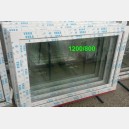 Plastové okno 120x80 bílé zvolene-provedeni leve 120/80os1b