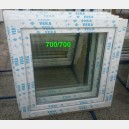 Plastové okno 70x70 bílé zvolene-provedeni leve 70/70os1b