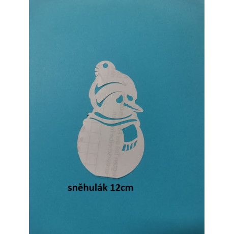 Zimní dekorace na sklo