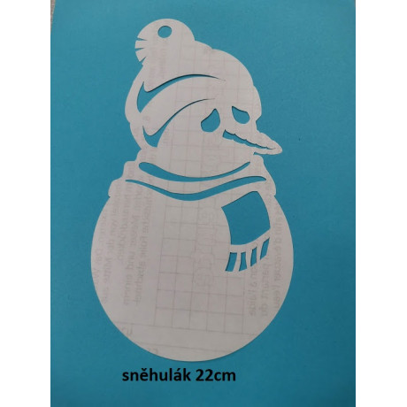 Zimní dekorace na sklo
