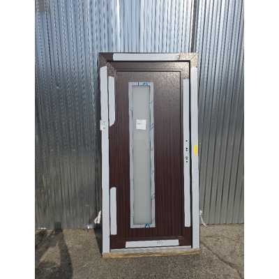 Vchodové dveře Mahagon 100x200