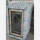 Plastové okno 50x80 zlatý dub