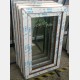 Plastové okno 60x100 zlatý dub